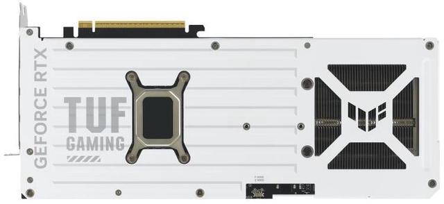 Alt view image 3 of 7 - ASUS TUF Gaming white GeForce RTX 5070 Ti OC Edition 16GB GDDR7 TUF-RTX5070TI-O16G-WHITE-GAMING PCI-Express 5.0 DLSS 4.0 Graphics Card
