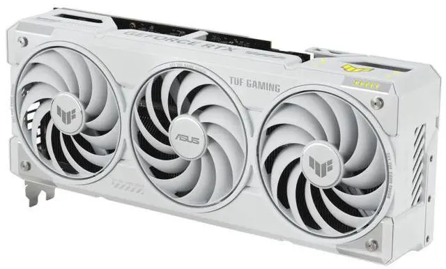 Alt view image 2 of 7 - ASUS TUF Gaming white GeForce RTX 5070 Ti OC Edition 16GB GDDR7 TUF-RTX5070TI-O16G-WHITE-GAMING PCI-Express 5.0 DLSS 4.0 Graphics Card