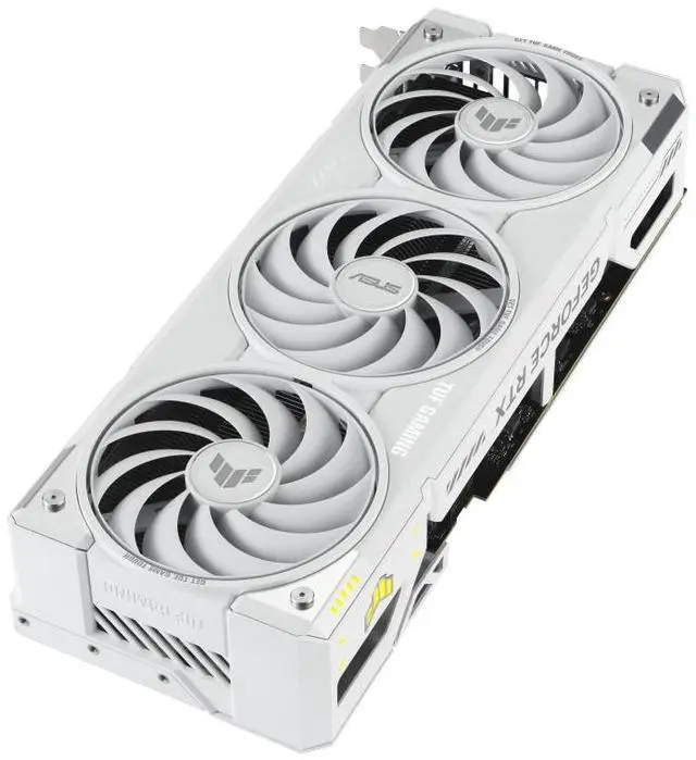 Alt view image 4 of 7 - ASUS TUF Gaming white GeForce RTX 5070 Ti OC Edition 16GB GDDR7 TUF-RTX5070TI-O16G-WHITE-GAMING PCI-Express 5.0 DLSS 4.0 Graphics Card