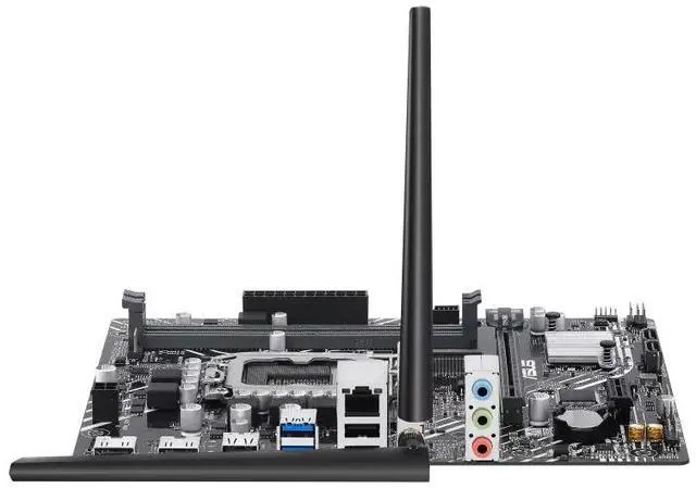 Alt view image 5 of 7 - ASUS PRIME H610M-F WIFI D4 Intel H610 (LGA 1700) micro-ATX motherboard PCIe 4.0, DDR4, 2 x HDMI, WiFi 6, Realtek 1Gb Ethernet, M.2 slot, SATA 6 Gbps, USB 5Gbps ports