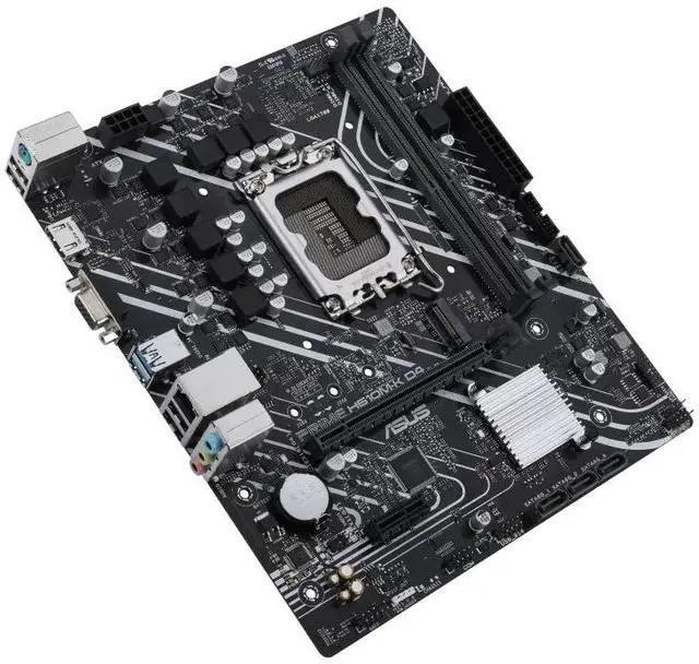 Alt view image 5 of 7 - ASUS PRIME H610M-K D4 Intel H610 (LGA 1700) mic-ATX motherboard, DDR4, PCIe 4.0, M.2 slot, Realtek 1 Gb Ethernet, HDMI/D-Sub, USB 3.2 Gen 1 ports, SATA 6 Gbps, COM header, 5X PROTECTION III