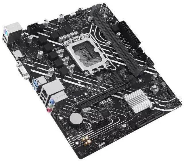 Alt view image 5 of 7 - ASUS PRIME H610M-K ARGB Intel H610 (LGA 1700) micro-ATX motherboard, DDR5, PCIe 4.0, M.2 slot, Realtek 1 Gb Ethernet, SATA 6 Gbps, Addressable Gen 2 headers, Aura Sync