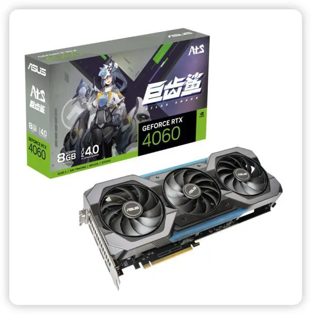 Main image of ASUS ATS GeForce RTX 4060 8GB Graphics Card , ATS-RTX4060-8G-GAMING Video Graphics Card GPU
