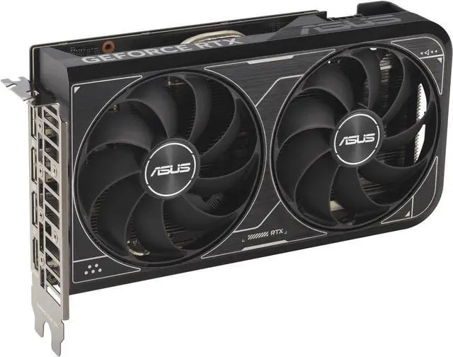Alt view image 6 of 7 - ASUS Dual GeForce RTX 4060 Ti V2  Edition (PCIe 4.0, 8GB GDDR6, DLSS 3, HDMI 2.1a, DisplayPort 1.4a, 2-slot design, Axial-tech fan design, 0dB technology) DUAL-RTX4060TI-8G-V2