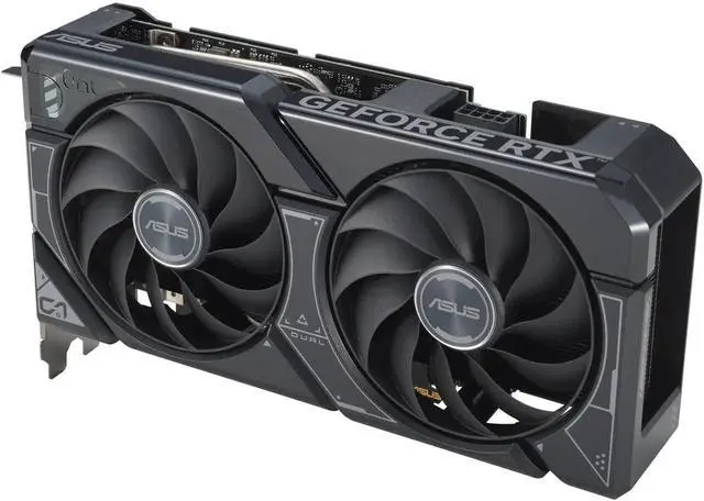 Alt view image 2 of 7 - ASUS Dual GeForce RTX 4060 Ti 16GB OC Edition GDDR6 (PCIe 4.0, 16GB GDDR6, DLSS 3, HDMI 2.1a, DisplayPort 1.4a, 2.5-slot design, Axial-tech fan design, 0dB technology) DUAL-RTX4060TI-O16G