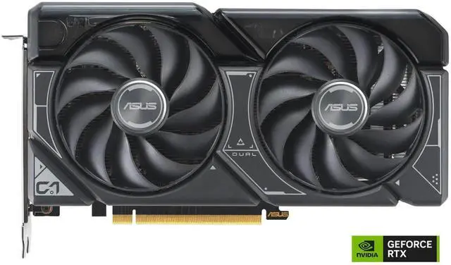 Main image of ASUS Dual GeForce RTX 4060 Ti 16GB  Edition GDDR6 (PCIe 4.0, 16GB GDDR6, DLSS 3, HDMI 2.1a, DisplayPort 1.4a, 2.5-slot design, Axial-tech fan design, 0dB technology) DUAL-RTX4060TI-16G