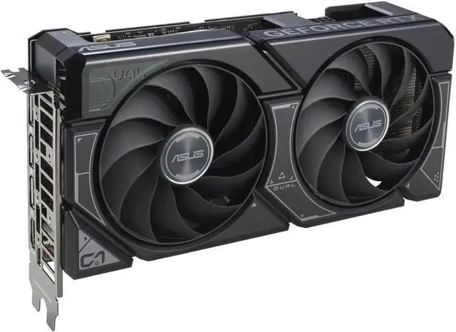 Alt view image 6 of 7 - ASUS Dual GeForce RTX 4060 Ti 16GB  Edition GDDR6 (PCIe 4.0, 16GB GDDR6, DLSS 3, HDMI 2.1a, DisplayPort 1.4a, 2.5-slot design, Axial-tech fan design, 0dB technology) DUAL-RTX4060TI-16G