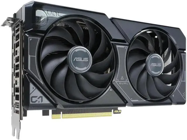 Alt view image 3 of 7 - ASUS Dual GeForce RTX 4060 Ti 16GB  Edition GDDR6 (PCIe 4.0, 16GB GDDR6, DLSS 3, HDMI 2.1a, DisplayPort 1.4a, 2.5-slot design, Axial-tech fan design, 0dB technology) DUAL-RTX4060TI-16G