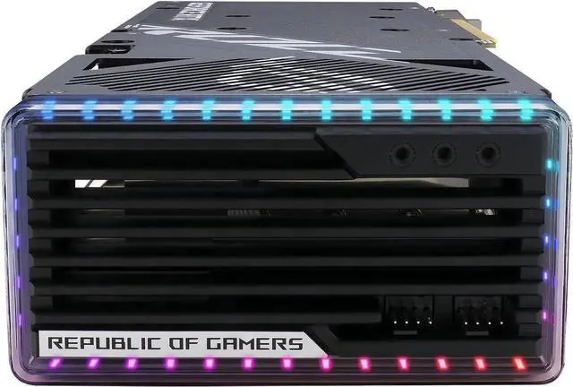 Alt view image 6 of 7 - ASUS ROG Strix GeForce RTX 4060 Ti OC Edition Gaming Graphics Card (PCIe 4.0, 16GB GDDR6, DLSS 3, HDMI 2.1a, DisplayPort 1.4a, Aura Sync) ROG-STRIX-RTX4060TI-O16G-GAMING