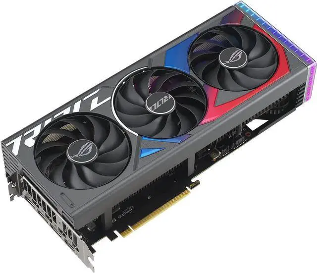 Alt view image 2 of 7 - ASUS ROG Strix GeForce RTX 4060 Ti OC Edition Gaming Graphics Card (PCIe 4.0, 16GB GDDR6, DLSS 3, HDMI 2.1a, DisplayPort 1.4a, Aura Sync) ROG-STRIX-RTX4060TI-O16G-GAMING