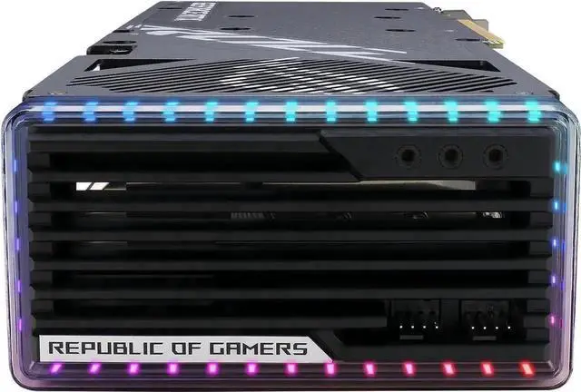 Alt view image 2 of 6 - ASUS ROG Strix GeForce RTX 4060 Ti Edition Gaming Graphics Card (PCIe 4.0, 16GB GDDR6, DLSS 3, HDMI 2.1a, DisplayPort 1.4a, Aura Sync) ROG-STRIX-RTX4060TI-16G-GAMING