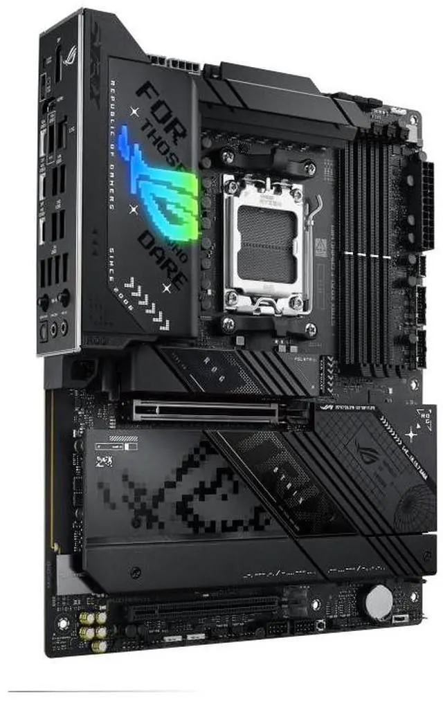 Alt view image 3 of 7 - ASUS ROG STRIX X870-F GAMING WIFI AMD X870 ATX motherboard AM5,four M.2 slots,2 USB4 ports,USB 10Gbps Type-C with PD 3.0 up to 30W,AI Overclocking,AI Cooling II,AI Networking II,Aura Sync RGB lighting