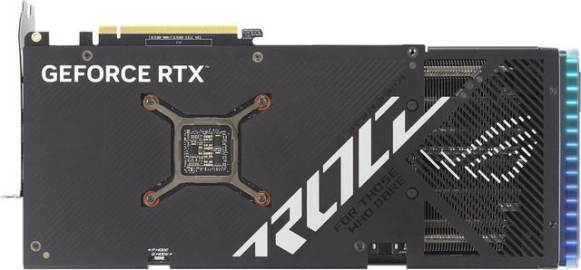 Alt view image 5 of 7 - ASUS ROG Strix GeForce RTX 4070 SUPER Gaming Graphics Card (PCIe 4.0, 12GB GDDR6X, DLSS 3, HDMI 2.1a, DisplayPort 1.4a, Massive vented backplate, Aura Sync) ROG-STRIX-RTX4070S-12G-GAMING