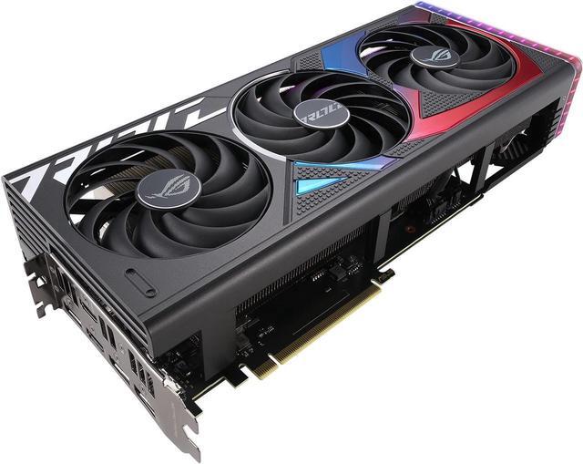 Alt view image 4 of 7 - ASUS ROG Strix GeForce RTX 4070 SUPER Gaming Graphics Card (PCIe 4.0, 12GB GDDR6X, DLSS 3, HDMI 2.1a, DisplayPort 1.4a, Massive vented backplate, Aura Sync) ROG-STRIX-RTX4070S-12G-GAMING