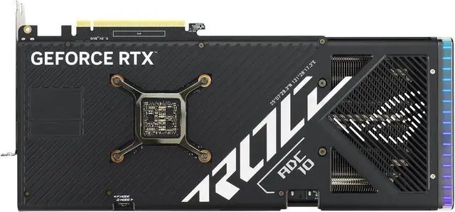 Alt view image 3 of 7 - ASUS ROG Strix GeForce RTX 4070 Ti SUPER Gaming Graphics Card (PCIe 4.0, 16GB GDDR6X, DLSS 3, HDMI 2.1a, DisplayPort 1.4a, Massive vented backplate, Aura Sync) ROG-STRIX-RTX4070TIS-16G-GAMING
