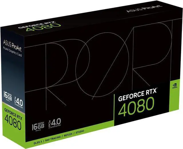 Alt view image 7 of 7 - ASUS ProArt GeForce RTX 4080 16GB GDDR6X Graphics Card (PCIe 4.0, 16GB GDDR6X, DLSS 3, HDMI 2.1a, DisplayPort 1.4a) PROART-RTX4080-16G