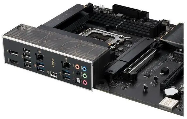 Alt view image 5 of 7 - ASUS ProArt B760-CREATOR Intel B760 LGA 1700 ATX motherboard,Advanced AI PC ready,PCIe 5.0,DDR5,2.5 Gb and 1 Gb Ethernet,3×M.2 slots,plus a USB 3.2 Gen 2x2 front-panel connector,60W Quick Charge 4+