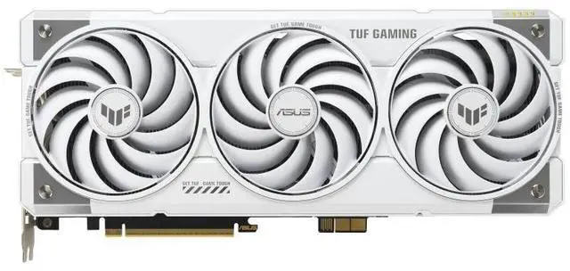 Main image of ASUS TUF BTF white GeForce RTX 5070 Ti BTF  Edition 16GB GDDR7 TUF-RTX5070TI-16G-BTF-WHITE PCI-Express 5.0 DLSS 4.0 Graphics Card