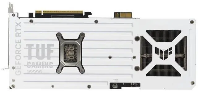 Alt view image 2 of 7 - ASUS TUF BTF white GeForce RTX 5070 Ti BTF  Edition 16GB GDDR7 TUF-RTX5070TI-16G-BTF-WHITE PCI-Express 5.0 DLSS 4.0 Graphics Card
