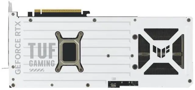 Alt view image 3 of 7 - ASUS TUF Gaming white GeForce RTX 5070 Ti  Edition 16GB GDDR7 TUF-RTX5070TI-16G-WHITE-GAMING PCI-Express 5.0 DLSS 4.0 Graphics Card