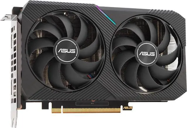 Alt view image 6 of 7 - ASUS Dual AMD Radeon RX 6500 XT Edition 4GB GDDR6 Gaming Graphics Card (AMD RDNA 2, PCIe 4.0, 4GB GDDR6 Memory, HDMI 2.1, DisplayPort 1.4a, Axial-tech Fan Design, 0dB Technology) DUAL-RX6500XT-4G