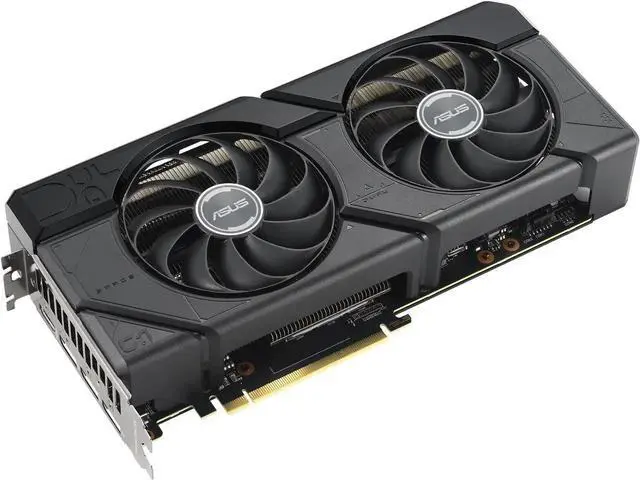 Alt view image 2 of 7 - ASUS DUAL RX7800XT O16G GDDR6X (PCIe 4.0, 16GB GDDR6, HDMI 2.1, DisplayPort 2.1) DUAL-RX7800XT-O16G