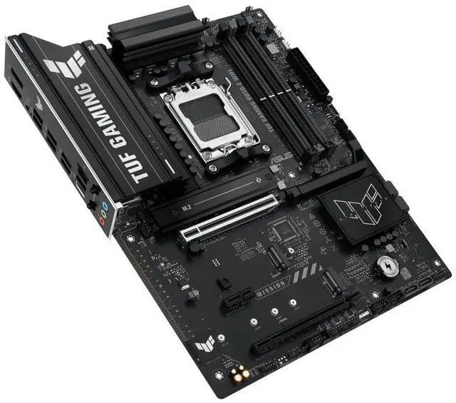Alt view image 5 of 7 - ASUS TUF GAMING B850-E WIFI AMD AM5 B850 ATX motherboard, DDR5, PCIe 5.0 Ready, M.2 slots x3, Wi-Fi 6E, 2.5Gb Ethernet, DisplayPort, HDMI,USB 20Gbps Type-C,USB 10Gbps Type-C,BIOS FlashBack, Aura Sync
