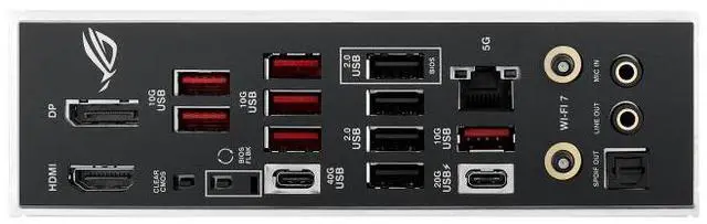 Alt view image 6 of 7 - ASUS ROG Strix B850-E Gaming WiFi AMD AM5 B850 ATX Motherboard 16+2+2 Stages, Dynamic OC, Core Flex,DDR5 w/AEMP, WiFi 7, 5X M.2, 5G LAN, PCIe 5.0,USB4, USB 20Gbps Type-C,AI OC, AI Networking,Black