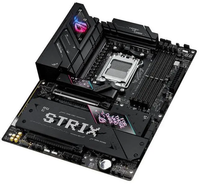 Alt view image 4 of 7 - ASUS ROG Strix B850-E Gaming WiFi AMD AM5 B850 ATX Motherboard 16+2+2 Stages, Dynamic OC, Core Flex,DDR5 w/AEMP, WiFi 7, 5X M.2, 5G LAN, PCIe 5.0,USB4, USB 20Gbps Type-C,AI OC, AI Networking,Black