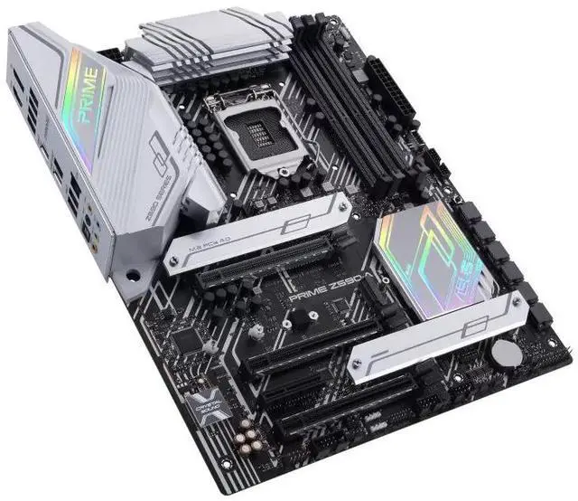 Alt view image 5 of 7 - ASUS PRIME Z590-A Prime Intel Z590 (LGA 1200) ATX motherboard,PCIe 4.0,three M.2 slots,USB 3.2 Gen 2x2 Type-C,front panel USB 3.2 Gen 1 Type-C,AI Overclocking, AI Cooling,Two-way AI Noise Cancelation
