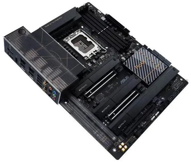 Alt view image 5 of 7 - ASUS ProArt Z690-CREATOR WIFI Intel Z690 LGA 1700 ATX motherboard, PCIe 5.0,DDR5 ,Thunderbolt 4,10 Gb and 2.5 Gb Ethernet,WiFi 6E, 4×PCIe 4.0 M.2 slots,a USB 3.2 Gen 2x2 front panel connector