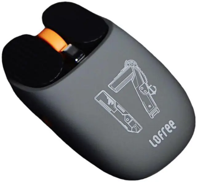 Main image of LOFREE Shantung Ship DOT Dot Bluetooth Backlit Mechanical Mouse - Compatible with Windows 8/10/11 and macOS - 6 Buttons, 4000 DPI, RGB Lighting, Rechargeable, Silent Click for PC, Laptop, Gaming