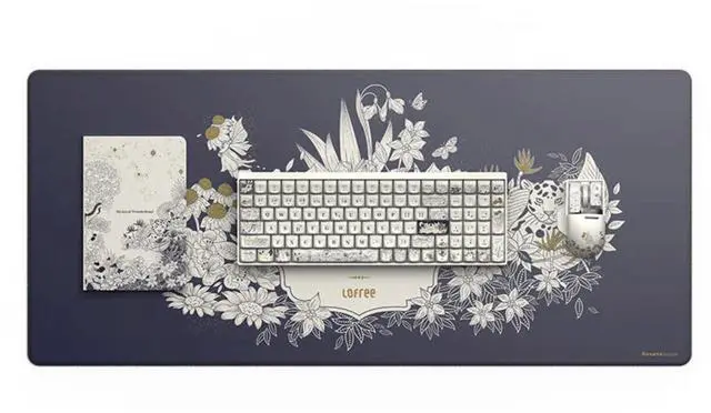 Main image of LOFREE Xiao Qiao 100-Key Tofu Switch Mechanical Keyboard & Mouse Set - 3-Mode Wireless Bluetooth/2.4G/Wired, Mystic Realm Theme, PBT Keycaps, Rechargeable, DIY Desk Setup, Gift Box Packaging