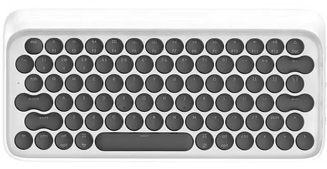 Main image of LOFREE DOT Round Bluetooth Mechanical Keyboard  Retro Stylish 61-Key 60% Layout for Mac/PC/Laptop/Phone (Clicky Blue Switches)  Compatible (MacOS/Windows/iOS/Android), Wireless/Wired Dual Mode