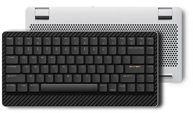 Main image of LOFREE EDGE84 OE920 Ultra-Thin Wireless Mechanical Keyboard: Carbon Fiber & Magnesium Alloy Build, 84-Key Compact Layout, Bluetooth 5.0/USB-C Dual Mode, Portable for Mac/Windows Laptop -Grey