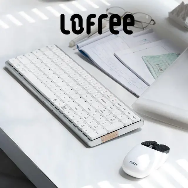 Alt view image 7 of 7 - LOFREE Xiaoshun 100 & OE919 100-Key Minimalist Compact Mechanical Keyboard - Gasket-Mounted POM Low Profile Switches, Full Aluminum Frame, PBT Keycaps, RGB Backlight, Dual-Mode for Windows/Mac