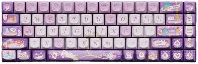 Main image of LOFREE Keycap Adaptor for Small Warp 68-Key Wireless Mechanical Keyboard - Multi-themed design, oil-resistant PBT material, retro/vintage/modern style, compatible with Cherry MX Switch DIY