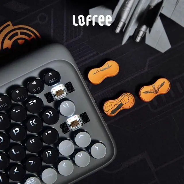 Alt view image 7 of 7 - LOFREE AH105 Double Sided Shantung Keyboard Desk Mat - Extra Large, Waterproof, Durable, Non-Slip, 3 Color Options for Gaming and Office Desk Mats