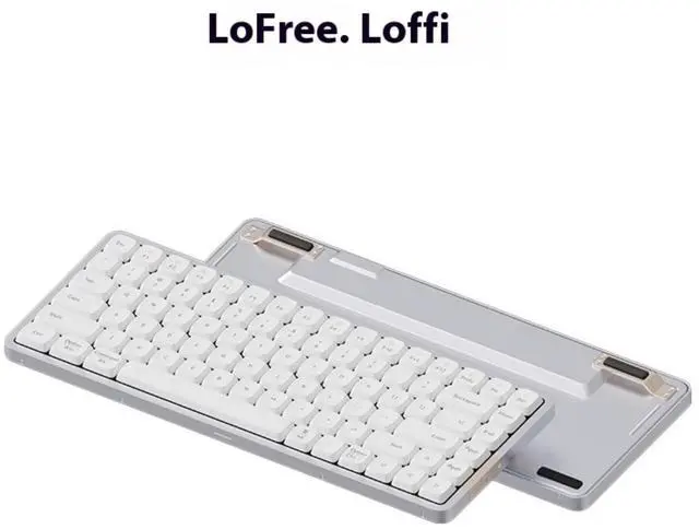 Alt view image 2 of 7 - LOFREE OE915 XiaoShun 84-Key Minimalist Compact Mechanical Keyboard - Gasket Mount POM Flat Switches for Windows/Mac, All Aluminum Frame, PBT Keycaps, RGB Backlighting, Dual-Mode Connection Function