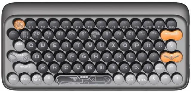 Main image of LOFREE Shandong Ship DOT Round Keycap Wireless Mechanical Keyboard & MAUS Mouse Bundle - RGB Backlight, Bluetooth 5.0, Military Theme Design with Dual-Mode, Aluminum Frame