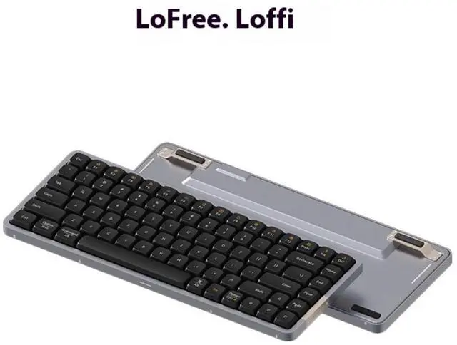 Alt view image 2 of 6 - LOFREE OE915 XiaoShun 84-Key Minimalist Compact Mechanical Keyboard - Gasket Mount POM Flat Switches for Windows/Mac, All Aluminum Frame, PBT Keycaps, RGB Backlighting, Dual-Mode Connection