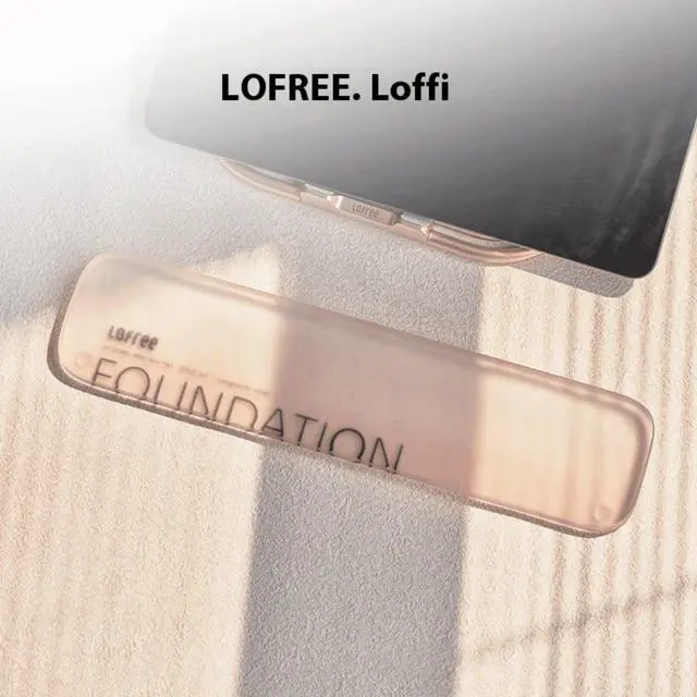 Alt view image 3 of 7 - LOFREE Jelly Transparent Wrist Rest - Translucent acrylic with CNC frosted finish, ergonomic and comfortable support, heat and sweat resistant, fingerprint free - Stylish desktop accessory for office