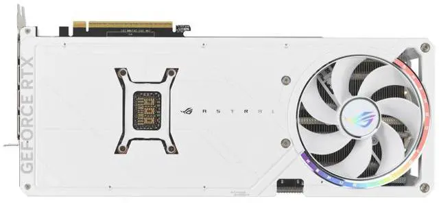 Alt view image 7 of 7 - ASUS ROG Astral white GeForce RTX 5080 16GB GDDR7 OC Edition ROG-ASTRAL-RTX5080-O16G-WHITE PCI-Express 5.0 DLSS 4.0 Graphics Card