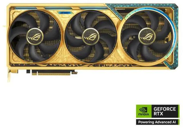 Main image of ASUS ROG Astral GeForce RTX 5080 16GB GDDR7 DHAHAB-CORE OC Edition ROG-ASTRAL-RTX5080-O16G-DHAHAB-CORE PCI-Express 5.0 DLSS 4.0 Graphics Card