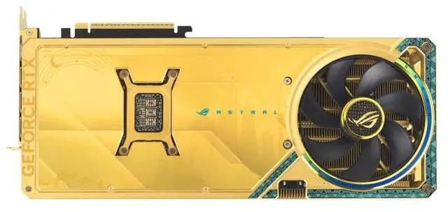 Alt view image 4 of 7 - ASUS ROG Astral GeForce RTX 5080 16GB GDDR7 DHAHAB-CORE OC Edition ROG-ASTRAL-RTX5080-O16G-DHAHAB-CORE PCI-Express 5.0 DLSS 4.0 Graphics Card