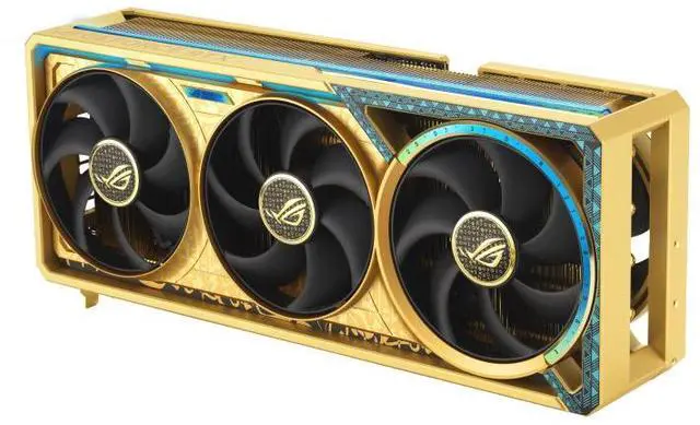 Alt view image 2 of 7 - ASUS ROG Astral GeForce RTX 5080 16GB GDDR7 DHAHAB-CORE OC Edition ROG-ASTRAL-RTX5080-O16G-DHAHAB-CORE PCI-Express 5.0 DLSS 4.0 Graphics Card