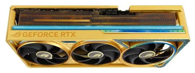 Alt view image 5 of 7 - ASUS ROG Astral GeForce RTX 5080 16GB GDDR7 DHAHAB-CORE OC Edition ROG-ASTRAL-RTX5080-O16G-DHAHAB-CORE PCI-Express 5.0 DLSS 4.0 Graphics Card