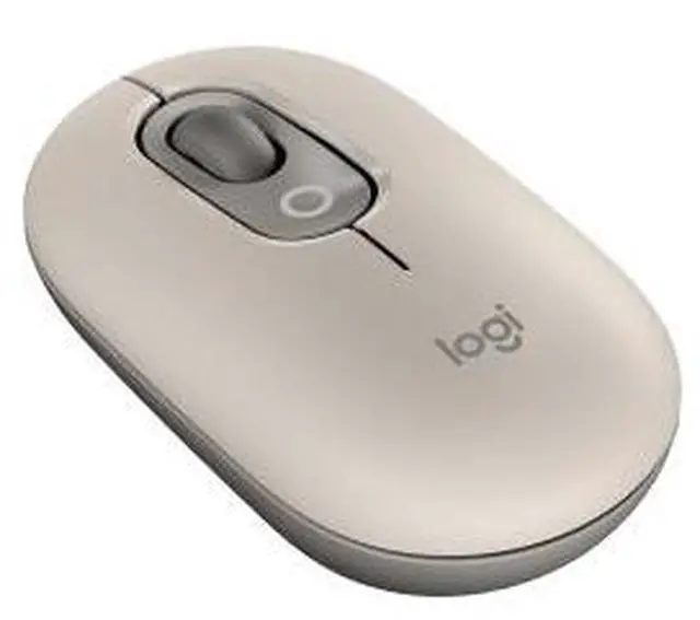 Alt view image 4 of 6 - Logitech POP Keys & Mouse Wireless Bundle (Smokey Grey) - Dual Mode Connectivity, Silent Touch Technology, 87-Key Compact Layout