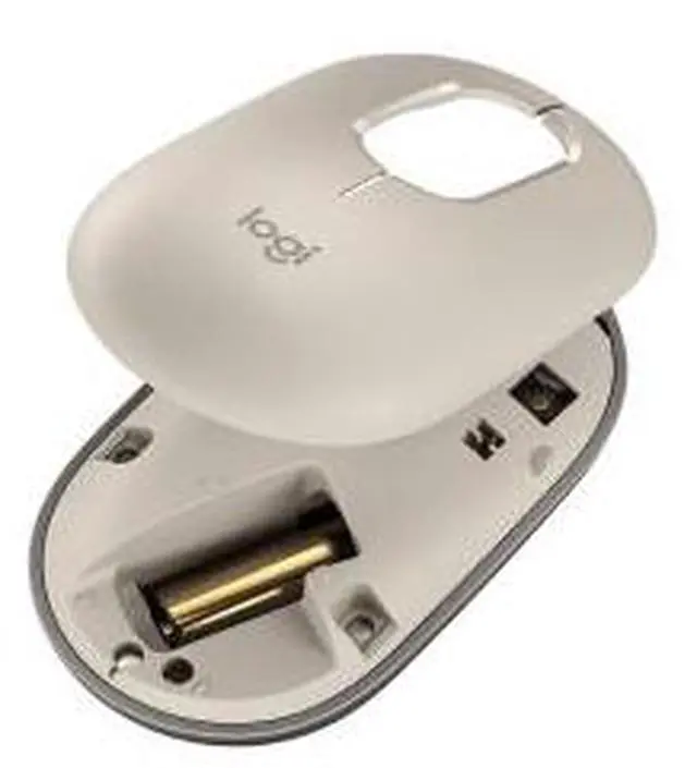 Alt view image 6 of 6 - Logitech POP Keys & Mouse Wireless Bundle (Smokey Grey) - Dual Mode Connectivity, Silent Touch Technology, 87-Key Compact Layout