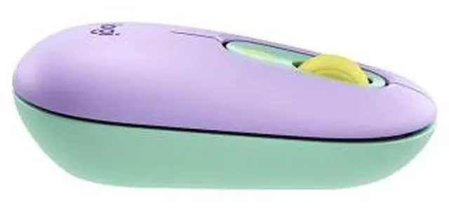 Alt view image 6 of 7 - Logitech POP Keys Retro Mechanical Keyboard & Mouse (Dreamy Purple) - Wireless Combo with Changeable Emoji Caps, 36-Month Battery